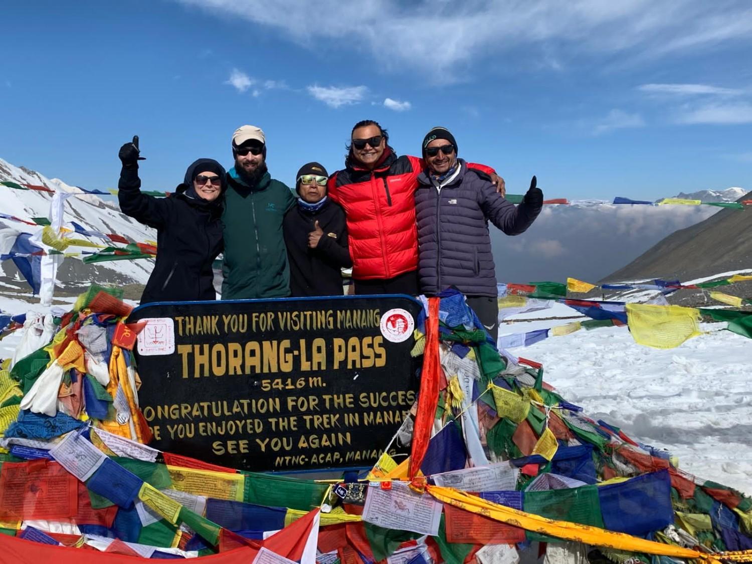 Thorong La Pass on the Annapurna Circuit Trek